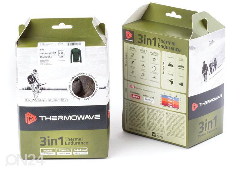 Miesten lämmin aluspaita 3in1 Thermowave M kuvasuurennos