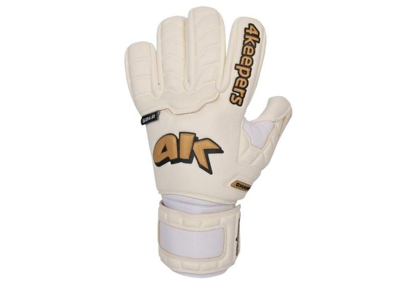 Miesten maalivahdin hanskat 4keepers Champ Black Gold IV NC S605368 kuvasuurennos