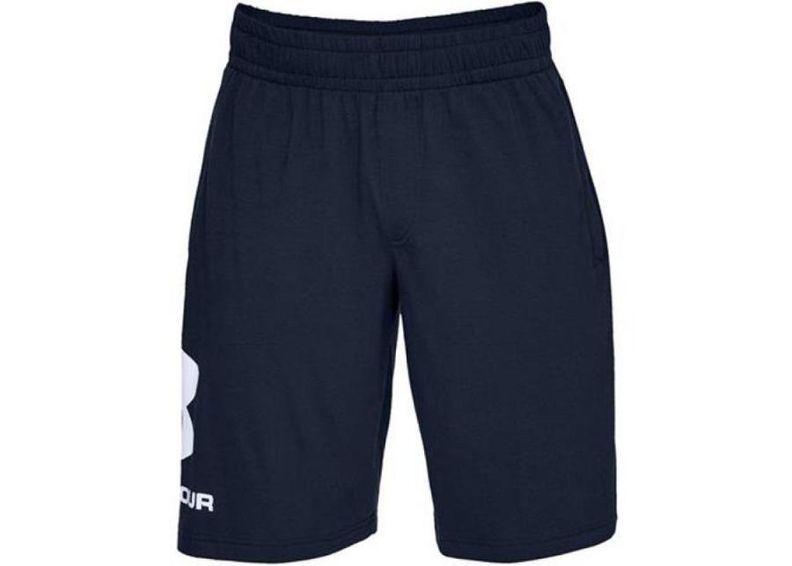 Miesten shortsit Under Armour Sportstyle Cotton Logo M 1329300-408 kuvasuurennos