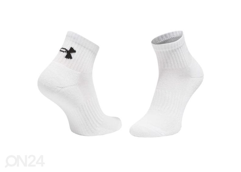 Miesten sukat Under Armour Core Quarter 3 paria kuvasuurennos