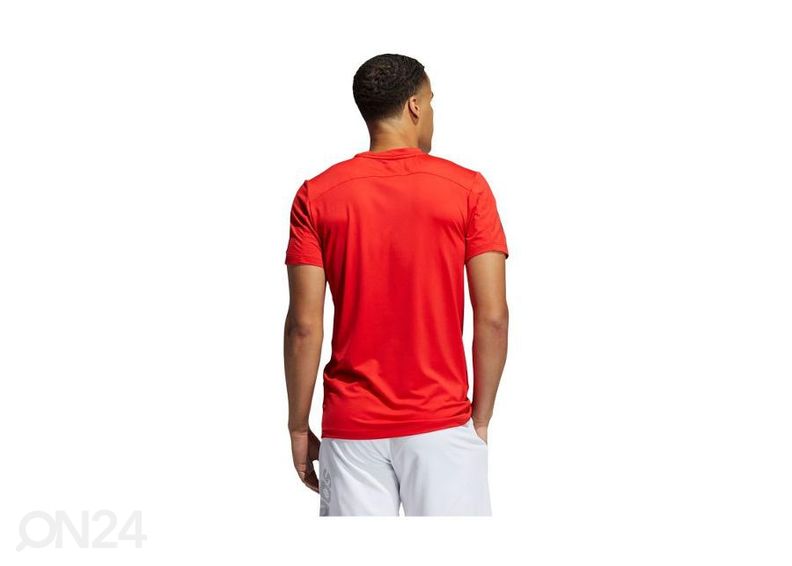Miesten treenipaita Adidas Aeroready 3-Stripes Primeblue kuvasuurennos