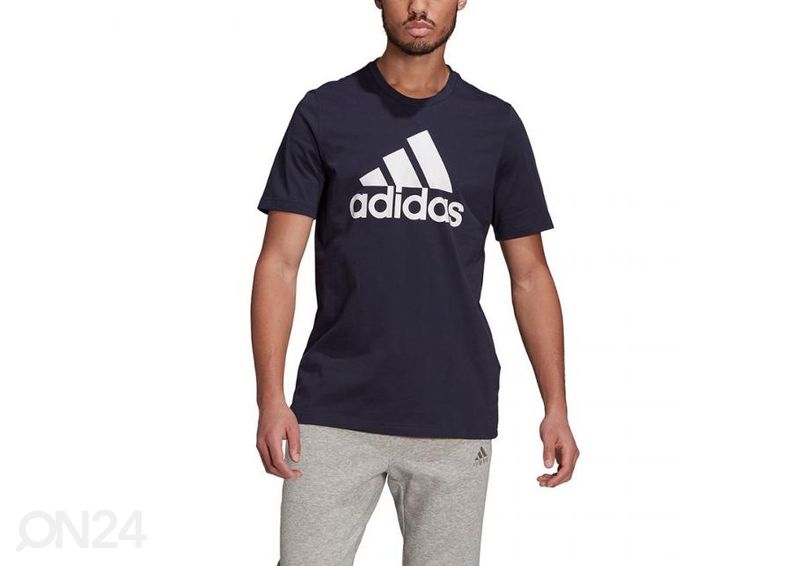 Miesten treenipaita Adidas Essentials Big Lo kuvasuurennos