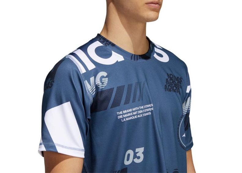 Miesten treenipaita adidas Freelift Daily Print M DZ7393 kuvasuurennos
