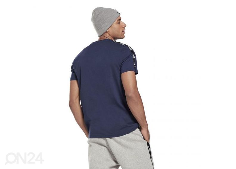 Miesten treenipaita Reebok Training Essentials Tape Tee kuvasuurennos