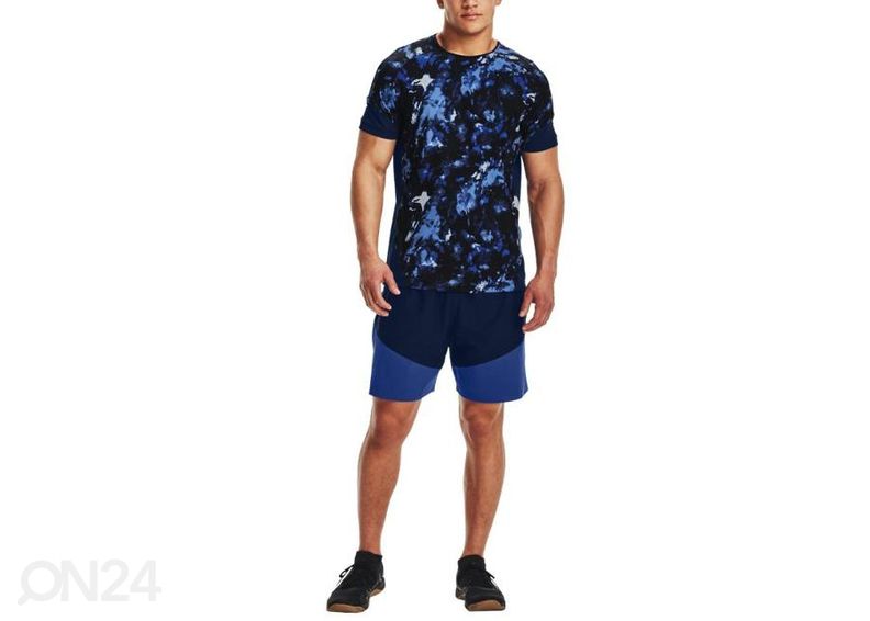 Miesten treenishortsit Under Armour Knit Woven Hybrid Shorts kuvasuurennos