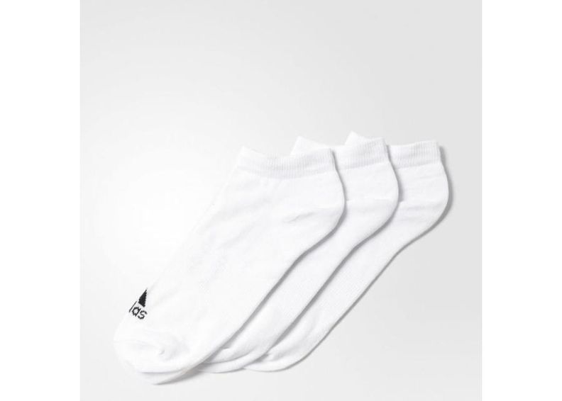Miesten urheilusukat 3 paria Adidas Performance No-Show Thin kuvasuurennos