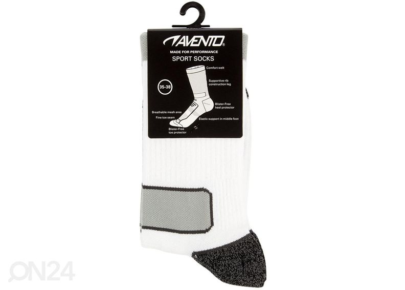 Miesten urheilusukat kaksi paria kuvasuurennos