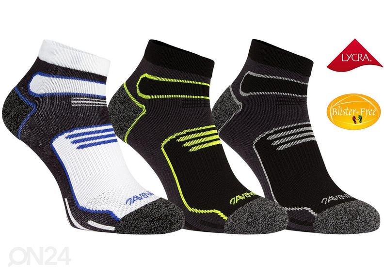 Miesten urheilusukat kaksi paria kuvasuurennos