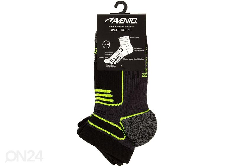 Miesten urheilusukat kaksi paria kuvasuurennos