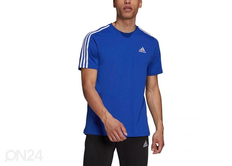 Miesten vapaa-ajan paita Adidas Essentials 3-Stripes kuvasuurennos