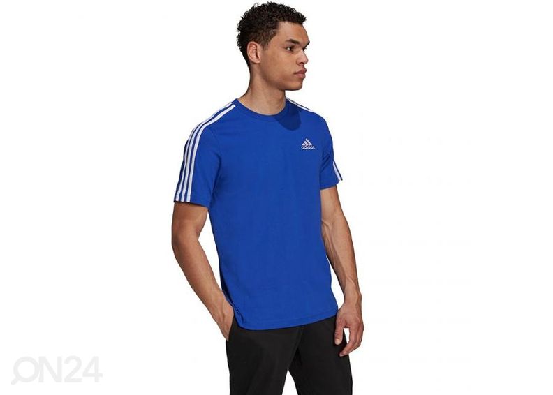 Miesten vapaa-ajan paita Adidas Essentials 3-Stripes kuvasuurennos