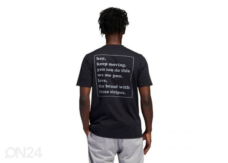 Miesten vapaa-ajan paita Adidas You Feel Me Tee kuvasuurennos