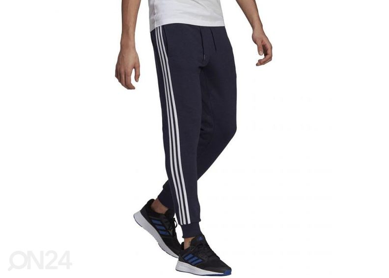 Miesten verryttelyhousut Adidas Essentials Slim 3 Stripes Pants kuvasuurennos