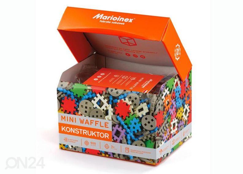 Mini vohvelipalikat 500 kuvasuurennos