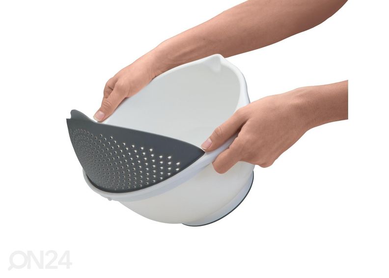 Monikäyttöinen kulho irrotettavalla siivilällä Drainbowl kuvasuurennos