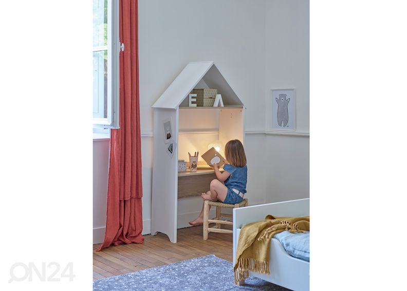 Monitoimi vaatehylly / sängynpääty / pöytä Celeste kuvasuurennos