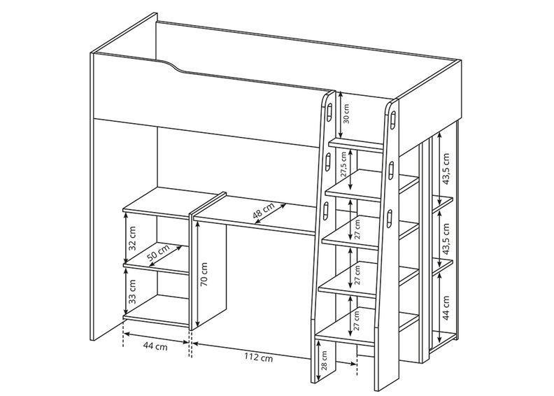 Monitoimisänky 90x200 cm kuvasuurennos
