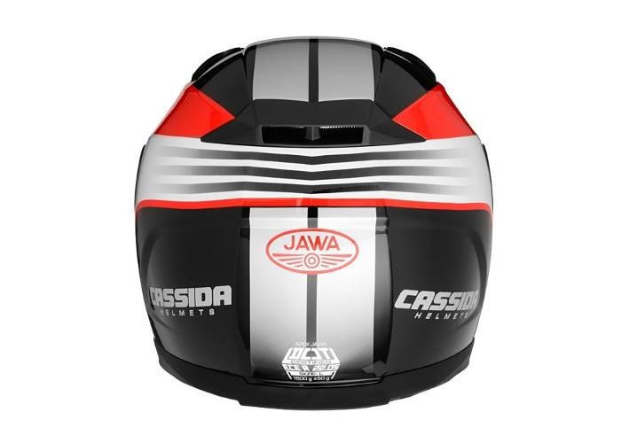 Moottoripyöräkypärä Apex Jawa Cassida kuvasuurennos