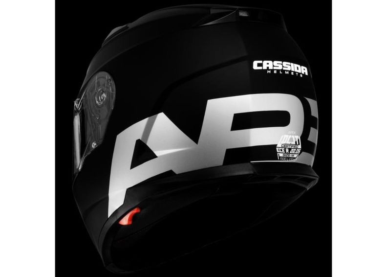 Moottoripyöräkypärä Cassida Apex Vision kuvasuurennos