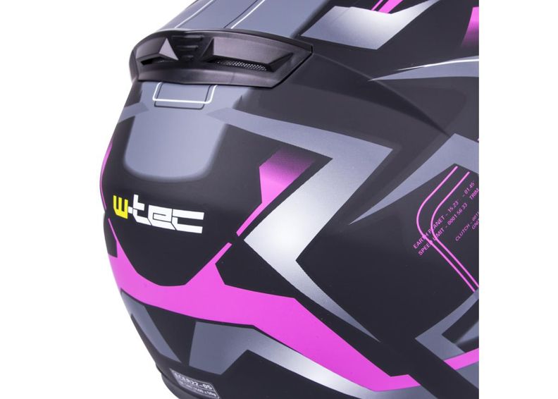 Moottoripyöräkypärä W-TEC FS-805V Future Magenta kuvasuurennos