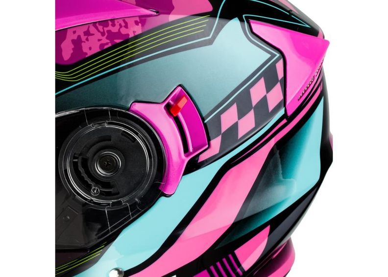 Moottoripyöräkypärä W-TEC Magenta kuvasuurennos