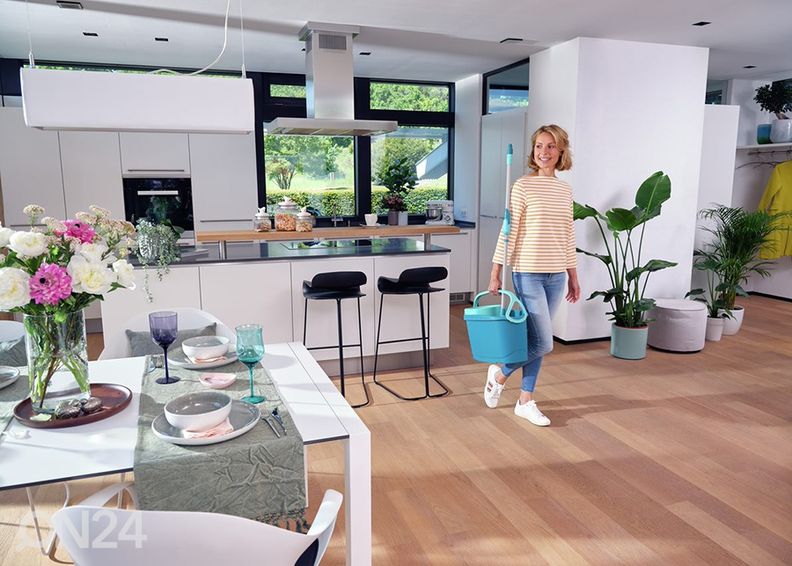 Moppisetti Leifheit Clean Twist M Erg pyörillä kuvasuurennos