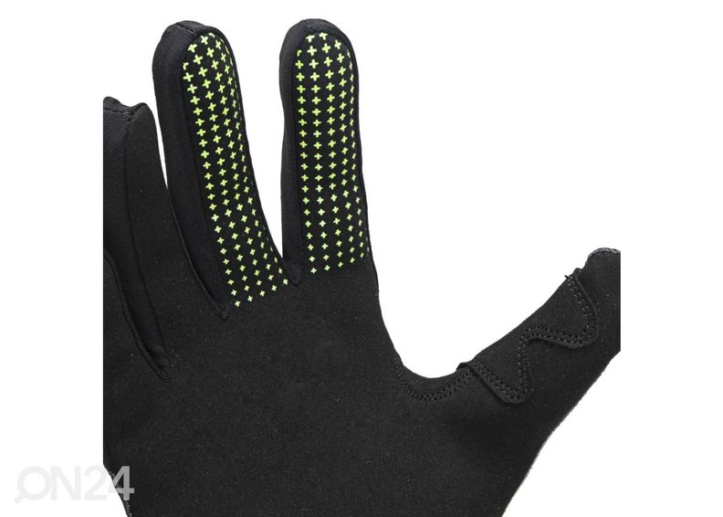 MP hanskat W-TEC Montmelo musta-vihreä 3XL kuvasuurennos