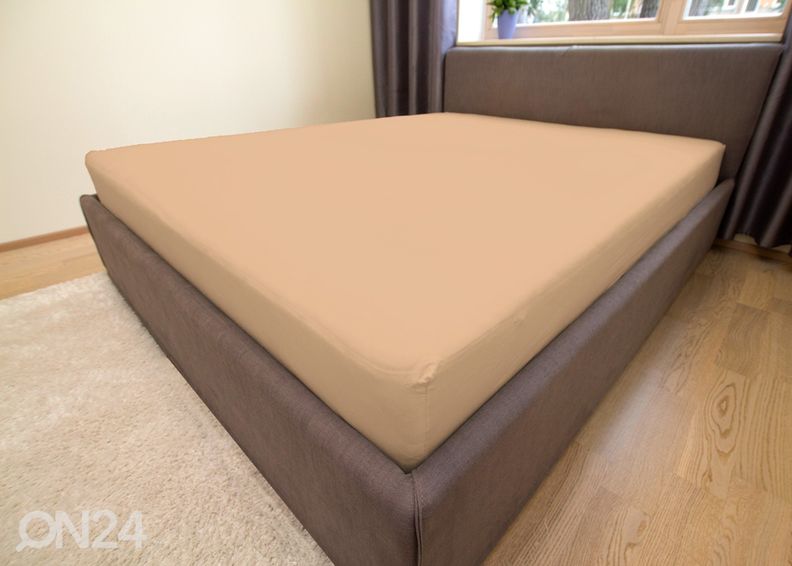 Muotoon ommeltu lakana, satiini 160x200 cm kuvasuurennos