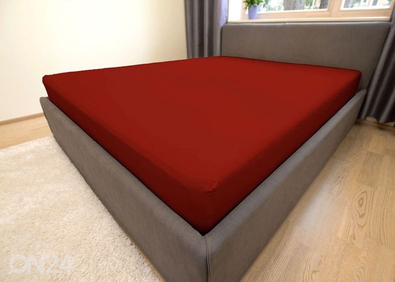 Muotoon ommeltu lakana, satiini 160x200 cm kuvasuurennos