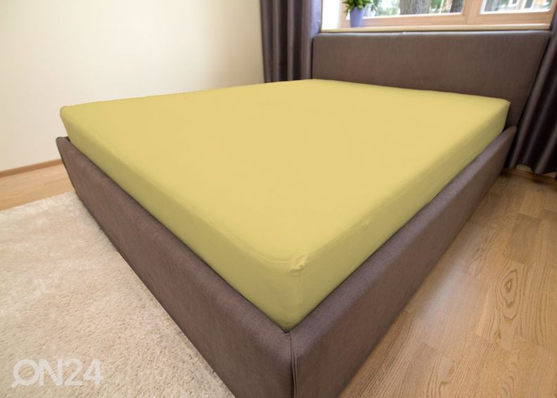 Muotoon ommeltu lakana, satiini 180x200 cm kuvasuurennos