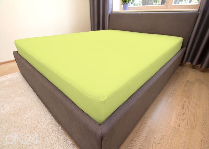 Muotoon ommeltu lakana, trikoo 200x200 cm kuvasuurennos