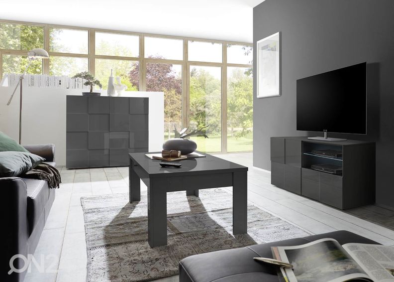 Musta TV-taso Dama 121 cm kuvasuurennos