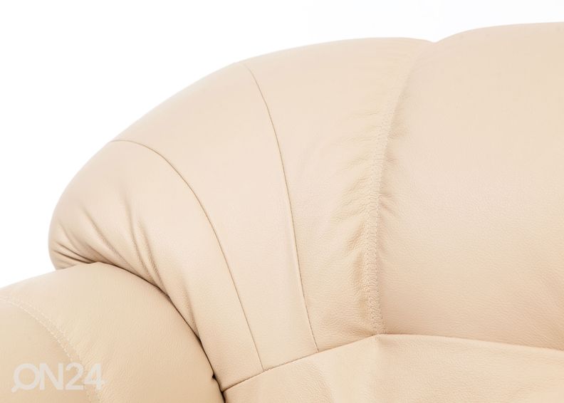 Nahkasohva 3-istuttava Rosa kuvasuurennos