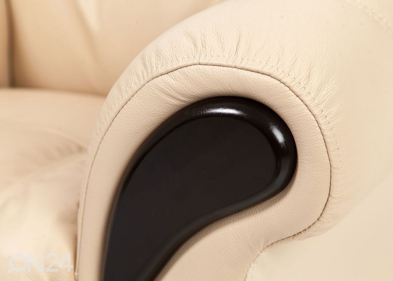 Nahkasohva 3-istuttava Rosa kuvasuurennos