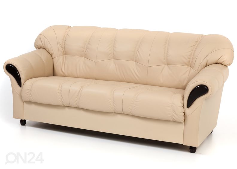 Nahkasohva 3-istuttava Rosa kuvasuurennos