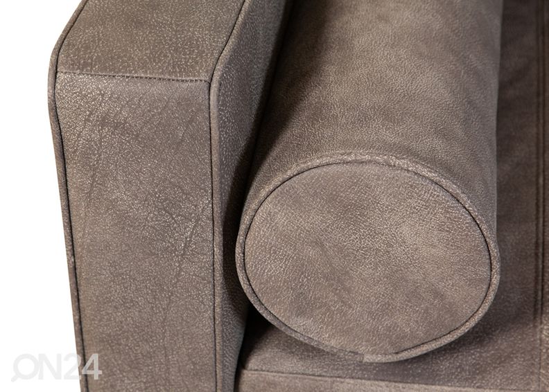 Nahkasohva Cognac, 2-istuttava kuvasuurennos