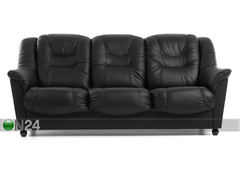 Nahkasohva Mann, 3-istuttava kuvasuurennos