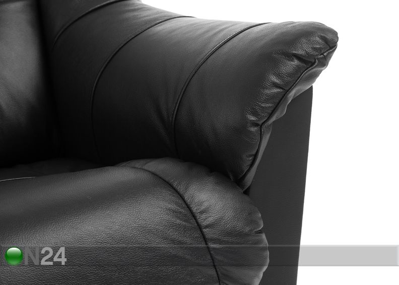 Nahkasohva Mann, 3-istuttava kuvasuurennos