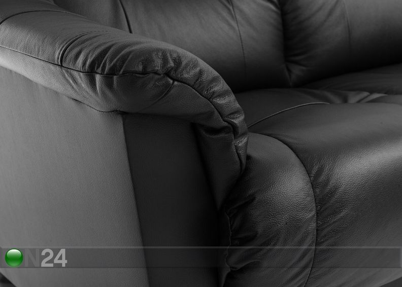 Nahkasohva Mann, 3-istuttava kuvasuurennos