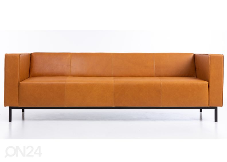 Nahkasohva Office 3-istuttava kuvasuurennos