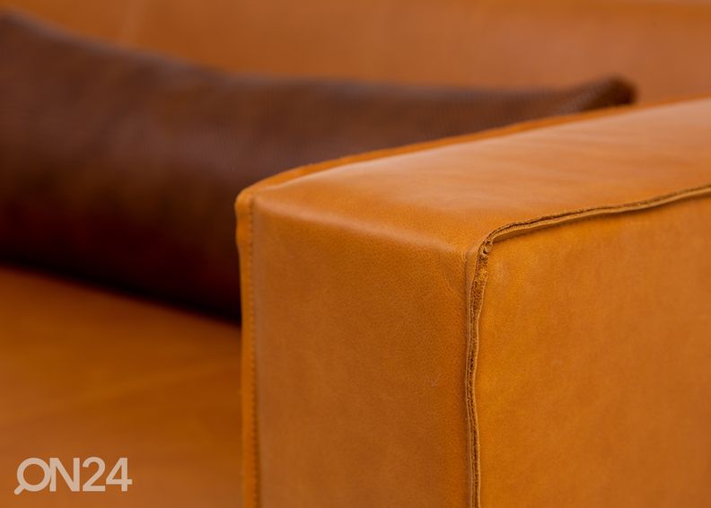 Nahkasohva Office 3-istuttava + tyynyt kuvasuurennos