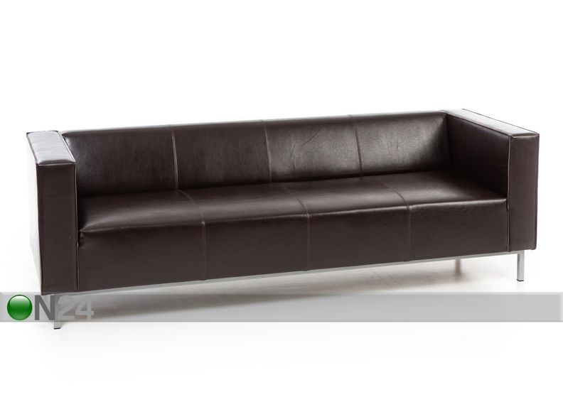 Nahkasohva Office Pluss 3-istuttava kuvasuurennos