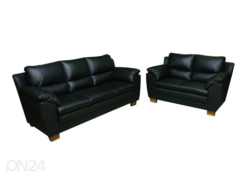 Nahkasohvaryhmä Emma 3+2 kuvasuurennos