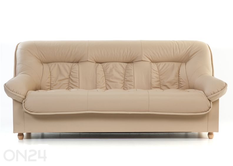 Nahkavuodesohva Spencer, 3-istuttava kuvasuurennos