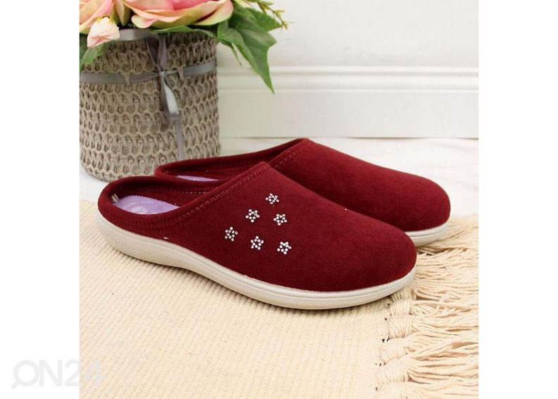 Naisten aamutossut Inblu kuvasuurennos