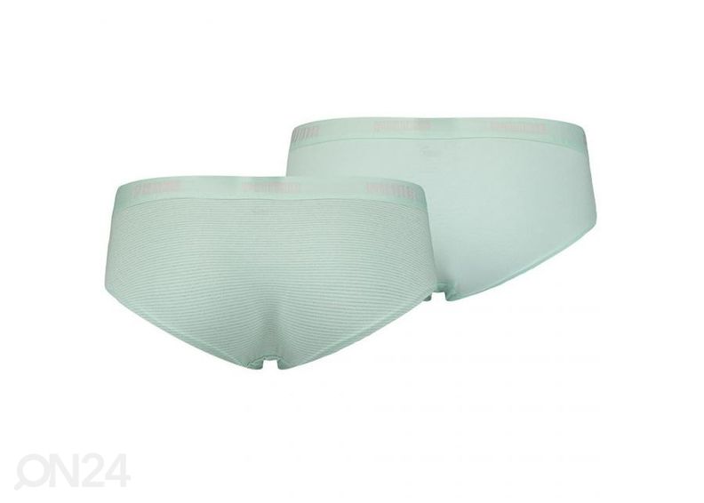 Naisten alushousut Puma Metal Stripe Hipster 2P W 907635 01 kuvasuurennos