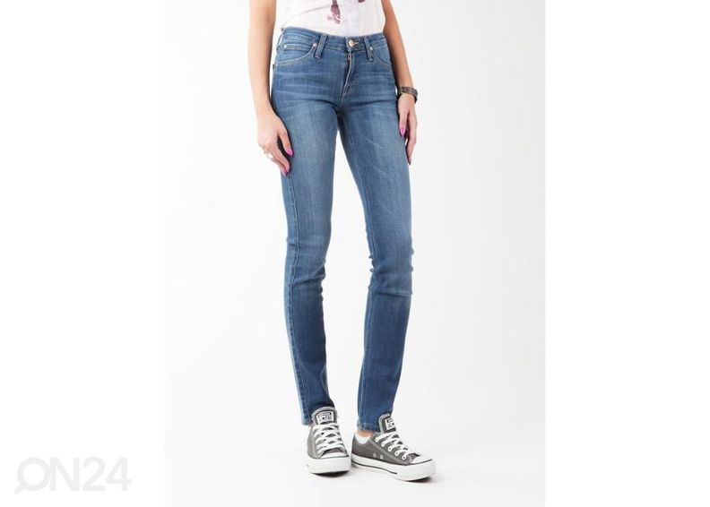 Naisten farkut Lee Scarlett sininen kuvasuurennos