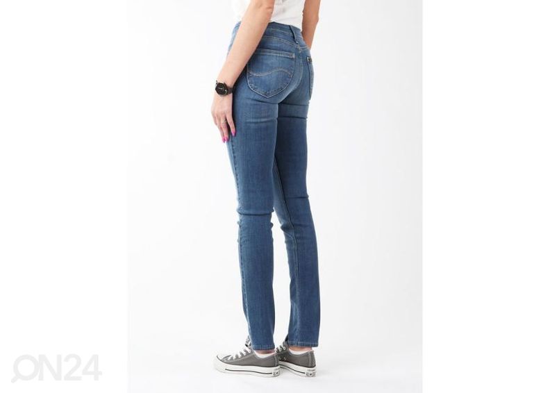 Naisten farkut Lee Scarlett sininen kuvasuurennos