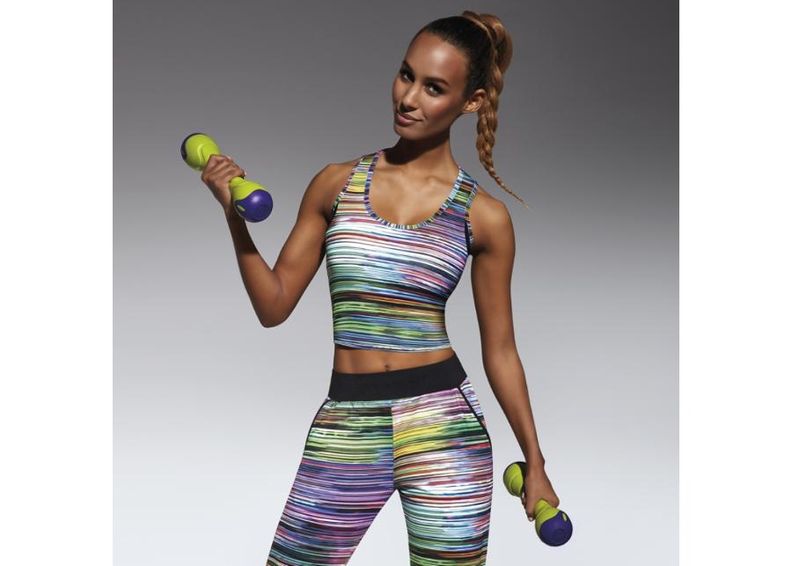 Naisten hihaton t-paita BAS BLACK Tropical-Top 30 kuvasuurennos