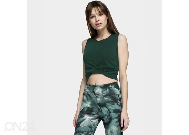 Naisten hihaton treenipaita 4F kuvasuurennos